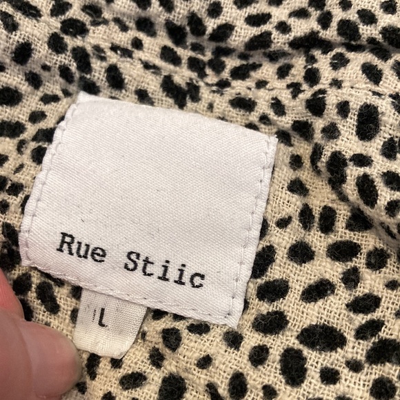 Rue Stiic Camile Jumpsuit Animal Print L - Picture 3 of 8